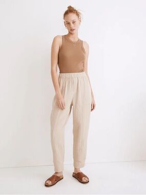 Madewell cotton gauze pants